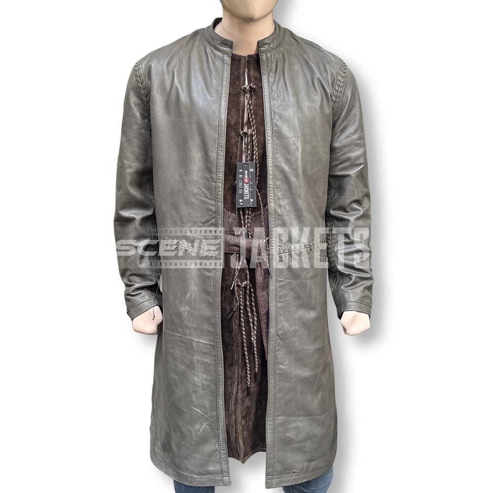 Aragorn Cosplay Costume Set – Lord of the Rings Strider Duster & Jerkin Outfit for LARP, Renaissance Fairs & Fantasy Weddings