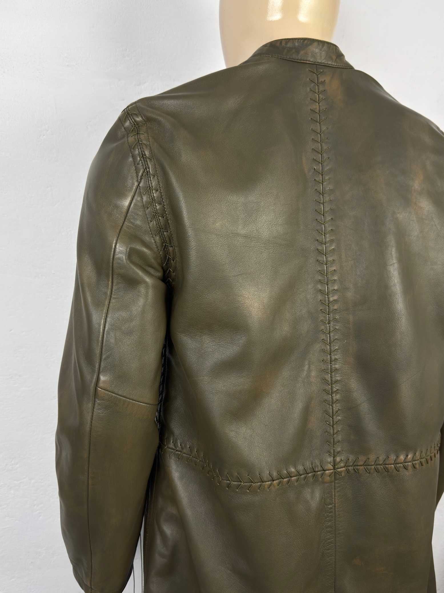 Aragorn long leather coat medieval cosplay jacket