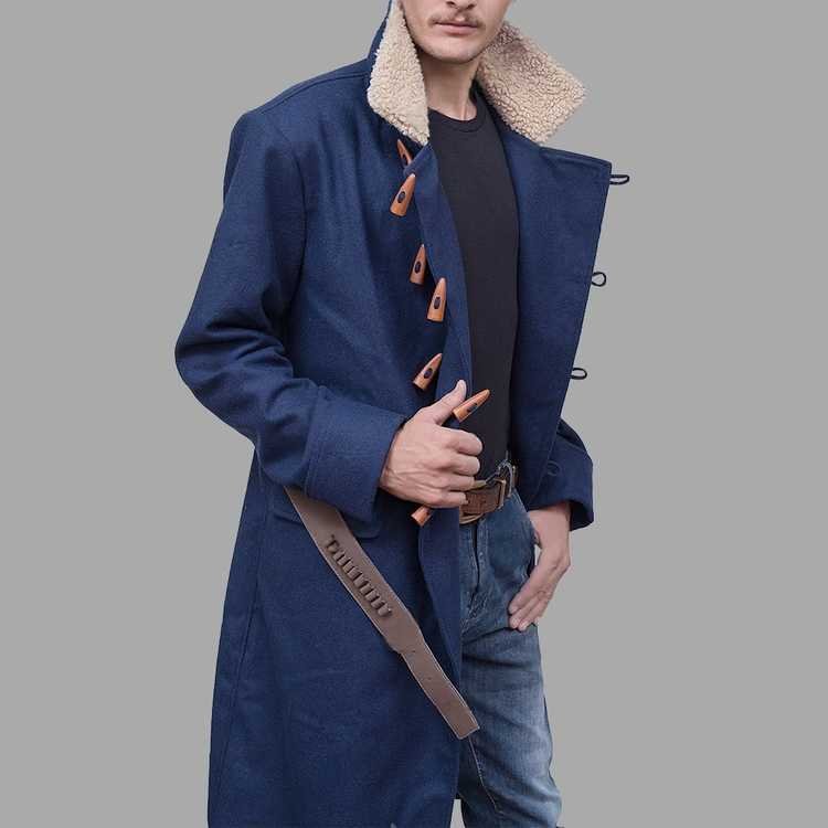 Arthur Morgan Blue Wool Coat