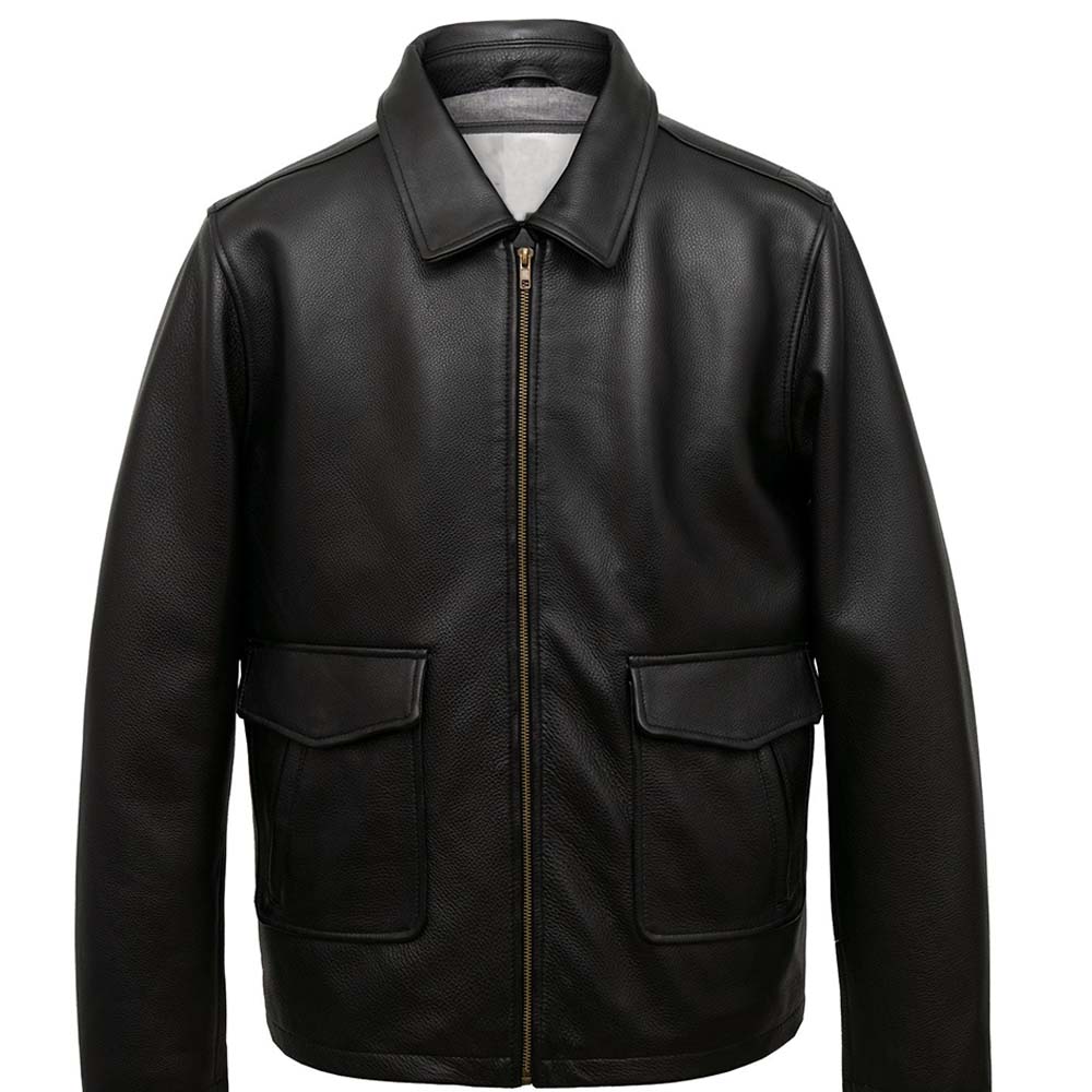 Shop MEN'S BLACK LEATHER JACKET