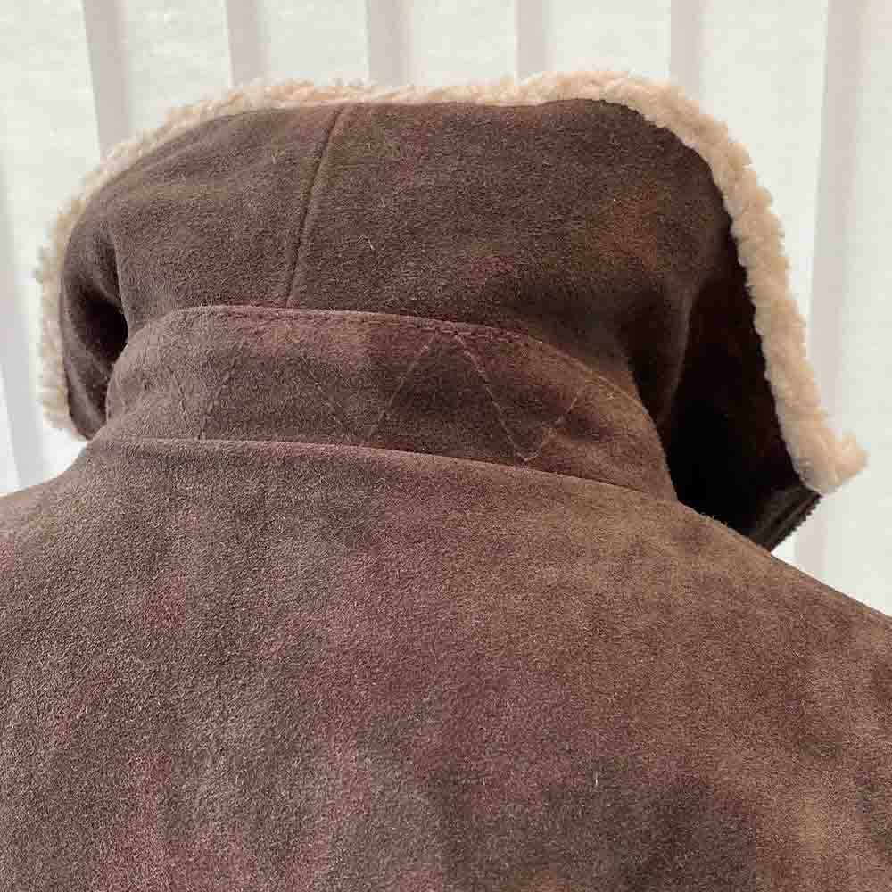 walking dead brown suede jacket
