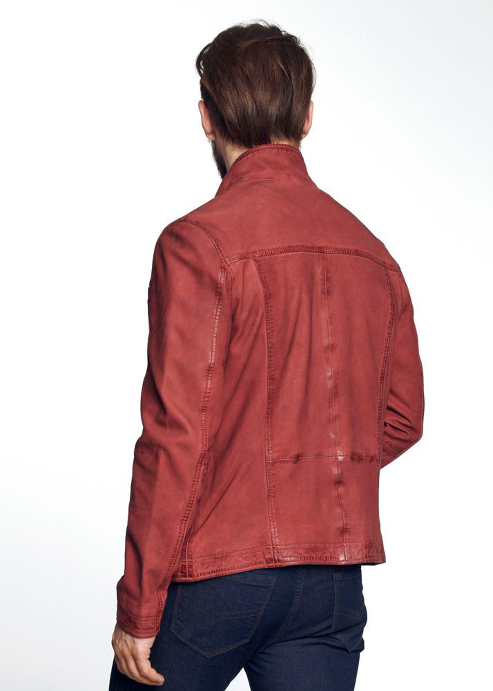 Shop Used Look Leather Jacket for Men's