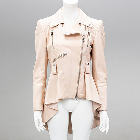 Shop Premium Pink Lamb Leather Jacket