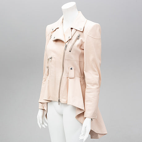 Shop Premium Pink Lamb Leather Jacket