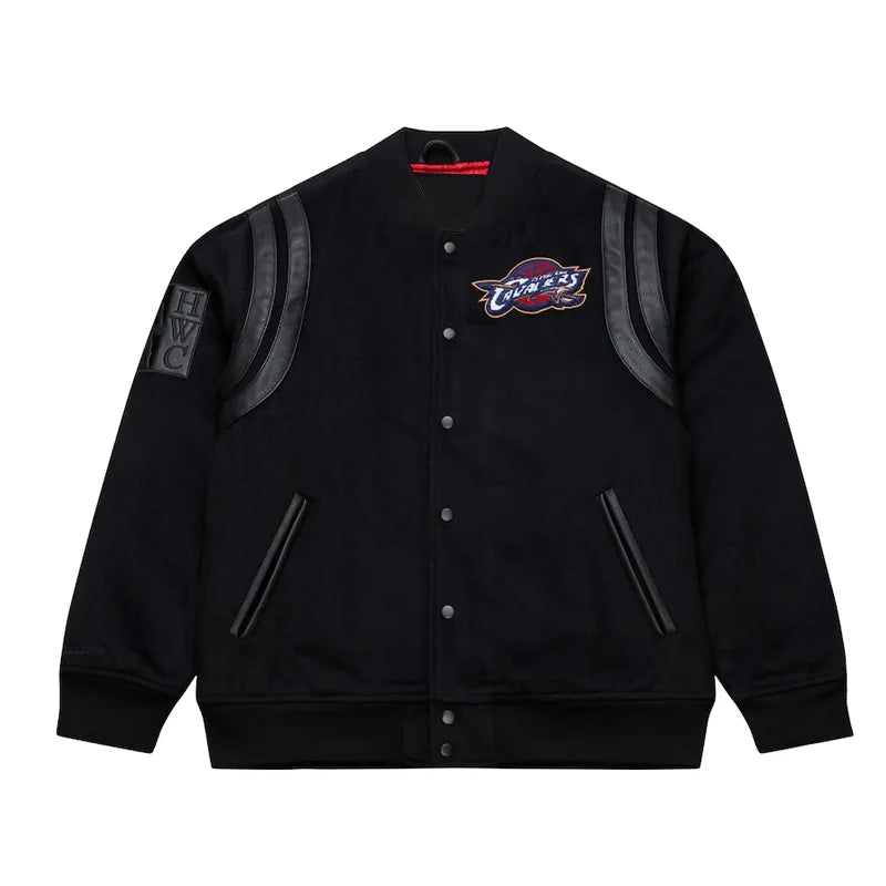 Shop Cleveland Cavaliers Nights Walk The Tunnel Black Varsity Jacket