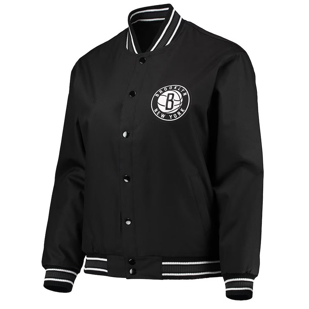 Shop Brooklyn Nets Black Jacket