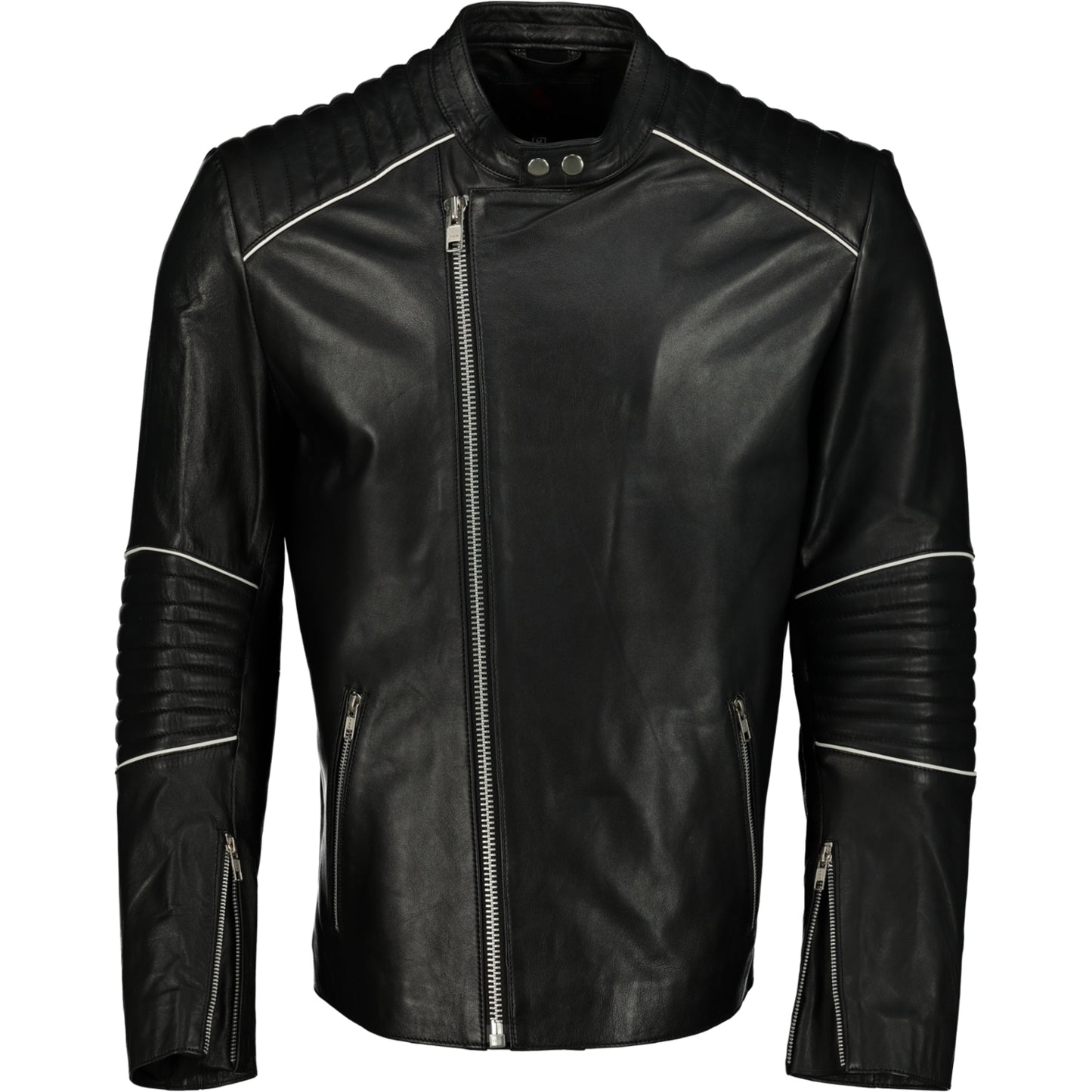 Shop Men's Hamilton Racer Biker Style Leather Jacket