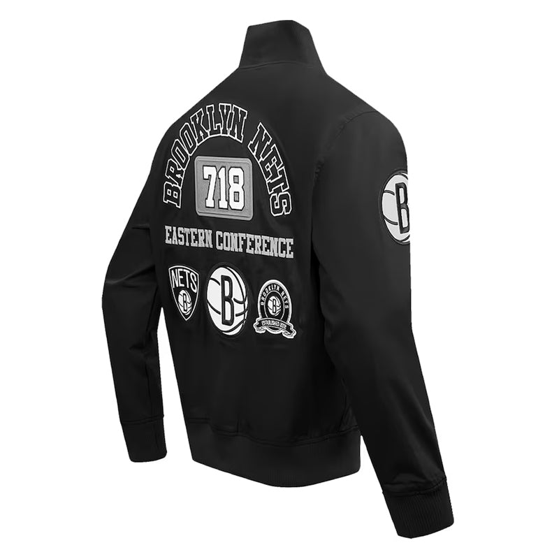 Shop Brooklyn Nets Area Code Black Jacket