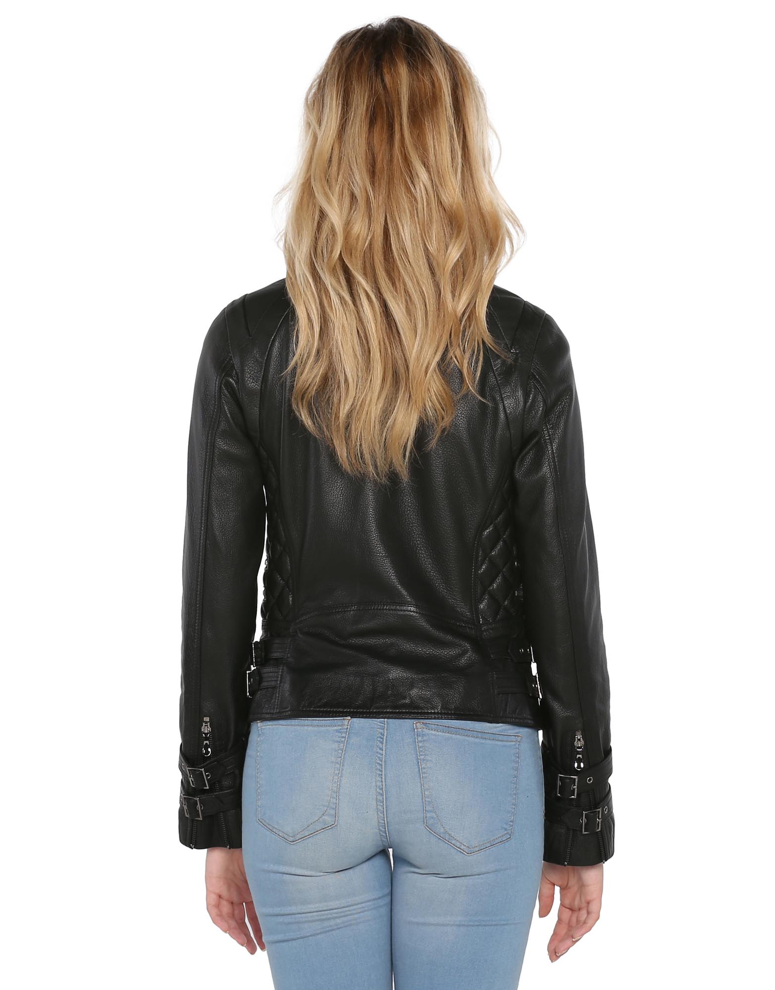 Shop Women's Black Biker Leather Jacket
