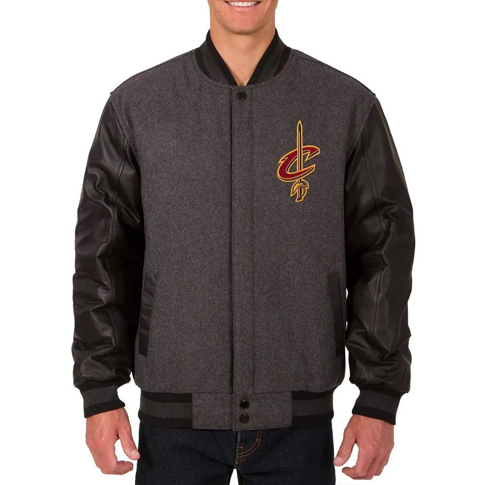 Shop Cleveland Cavaliers Varsity Charcoal Jacket
