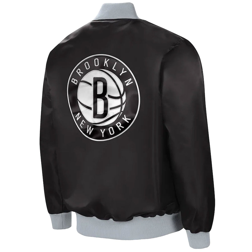 Shop The Ambassador Brooklyn Nets Satin Jacket