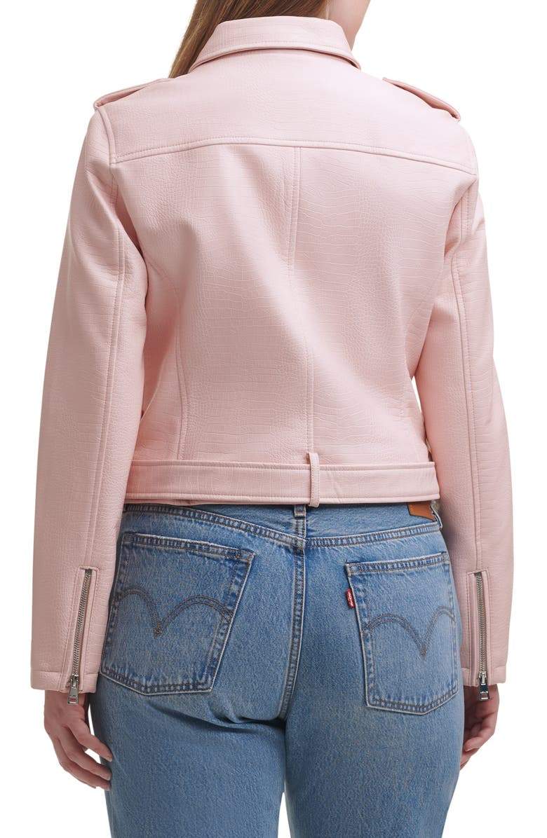 Shop Women Belted Moto Biker Jacket Water Repellent