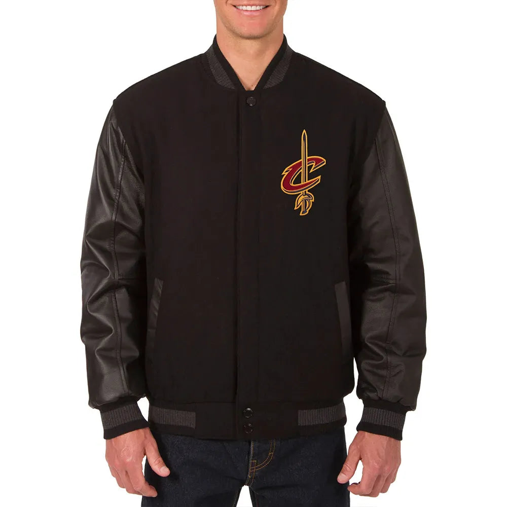 Shop Cleveland Cavaliers Varsity Black Jacket