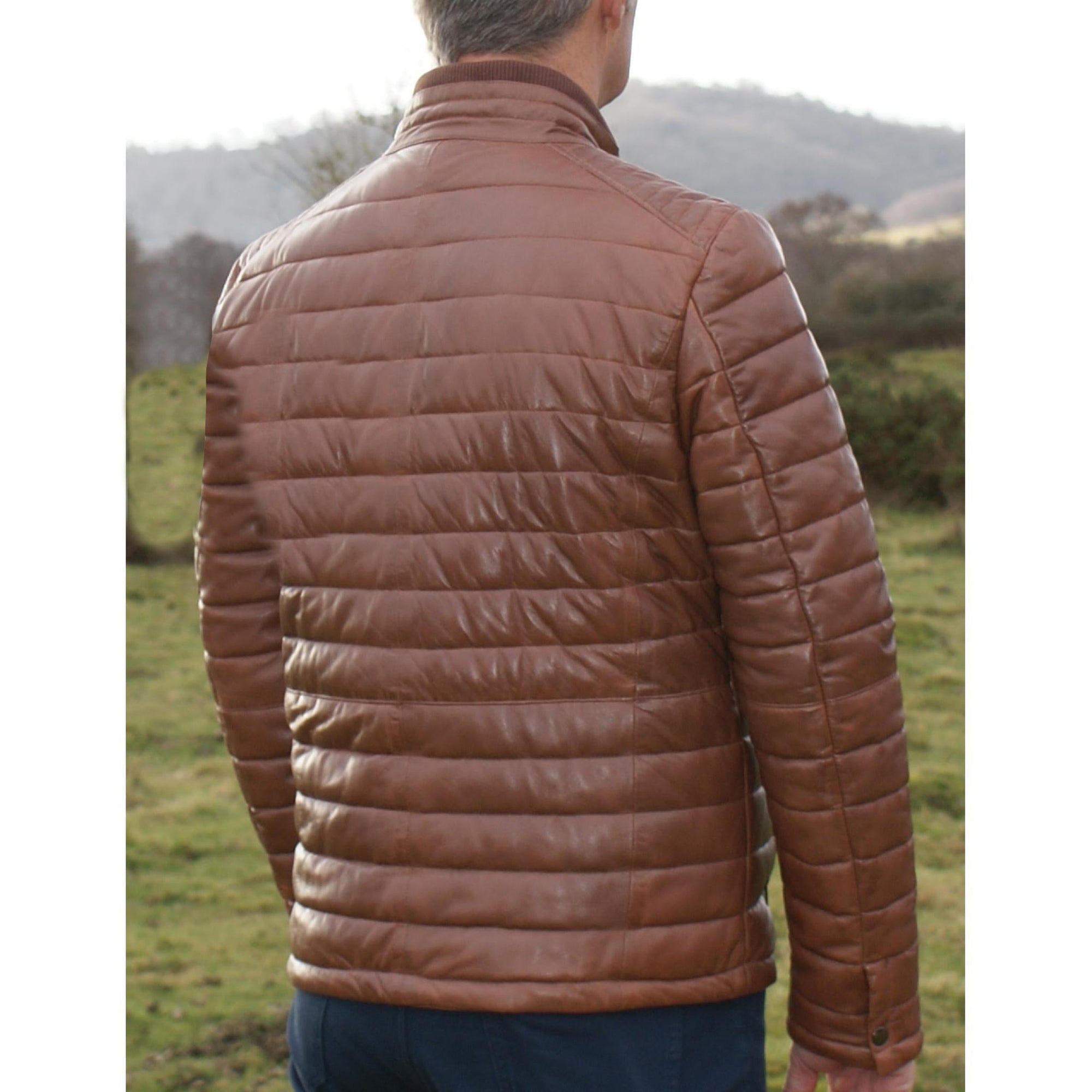 Shop Men's Light Brown Leather Jacket