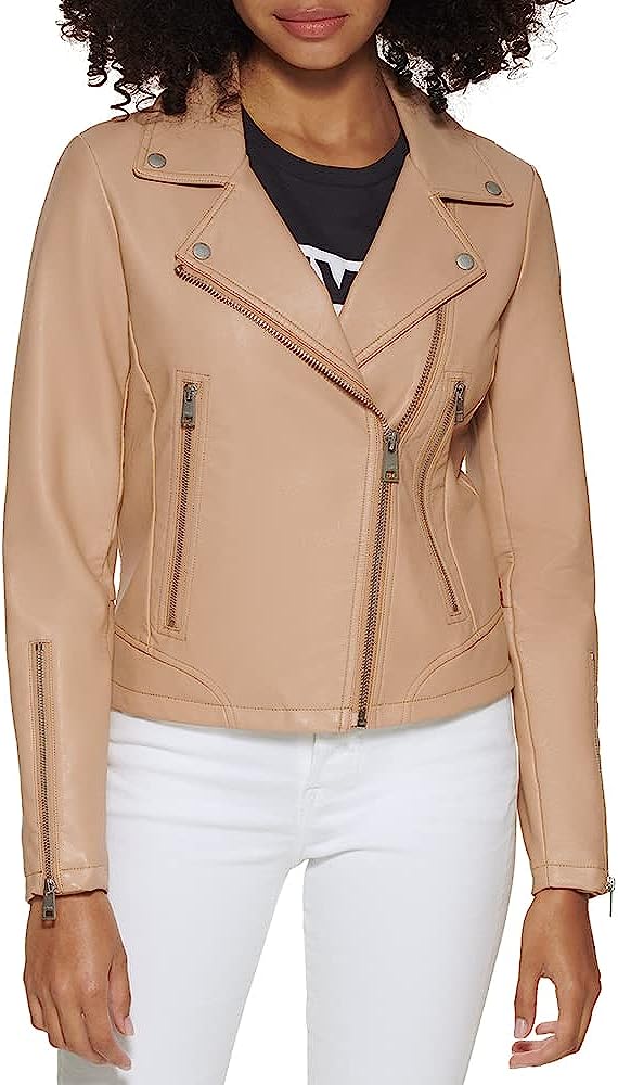 Shop Women's Real Leather Asymmetrical Moto Jacket