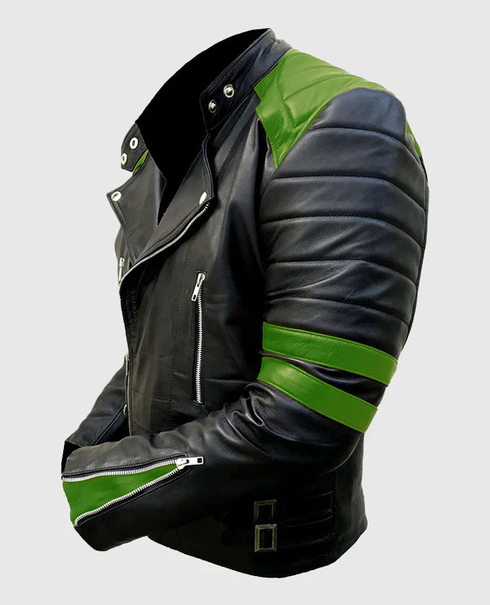 Shop Marlon Brando Black Biker Leather Jacket