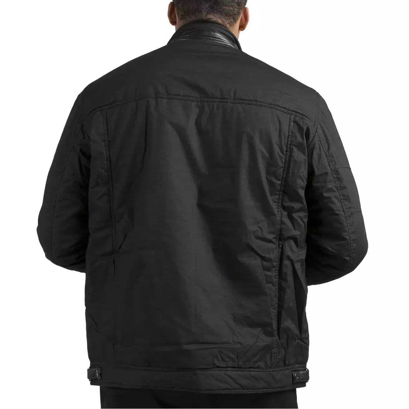 Shop Vibes Men's Canvas Zip-Up Padded Moto Jackets
