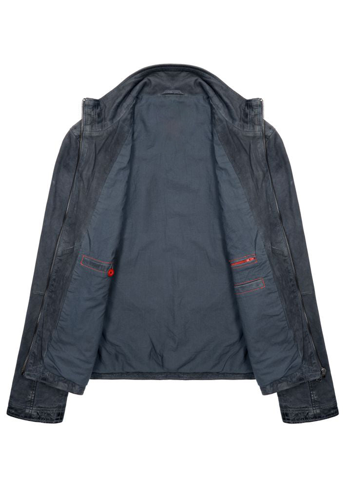 Shop Used Look Leather Jacket for Men's