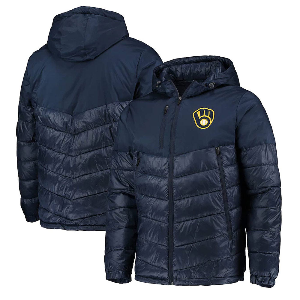 Milwaukee Brewers Storm Puffer Hooded Jacket