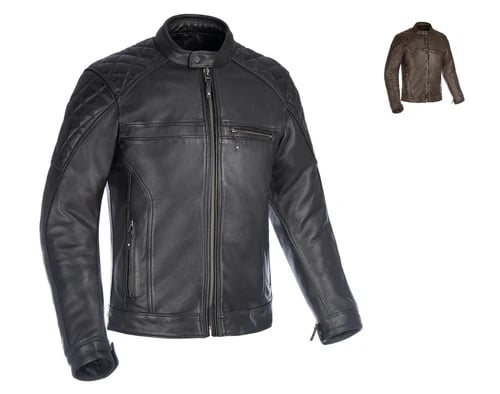 Black Biker Oxford Jacket