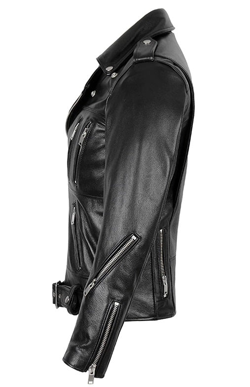 Shop Men’s Multi Zipper Biker Genuine Style Leather Jackets