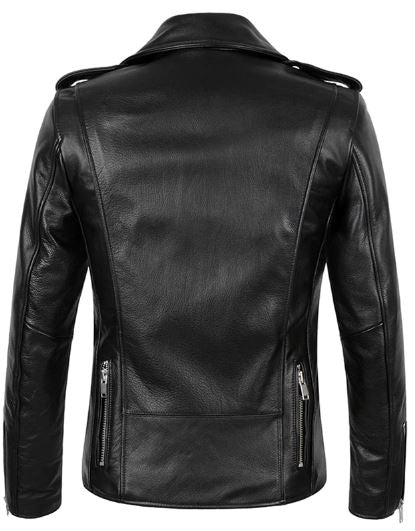 Shop Men’s Multi Zipper Biker Genuine Style Leather Jackets
