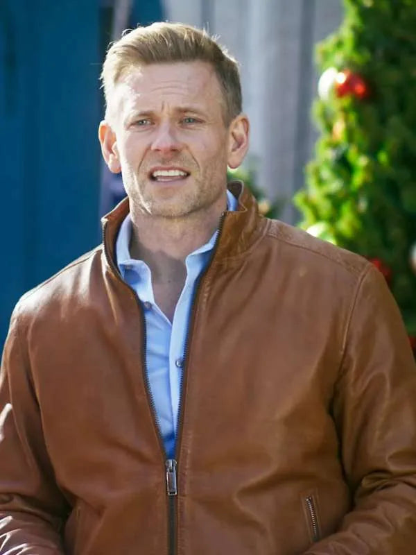 Shop Eric Johnson A Christmas Less Traveled Leather Jacket