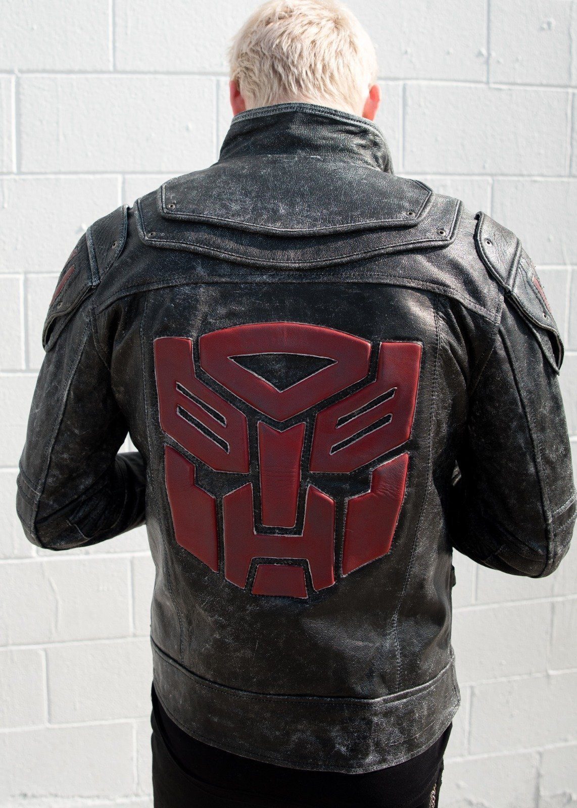 Shop Autobot Transformers Premium Leather Jacket