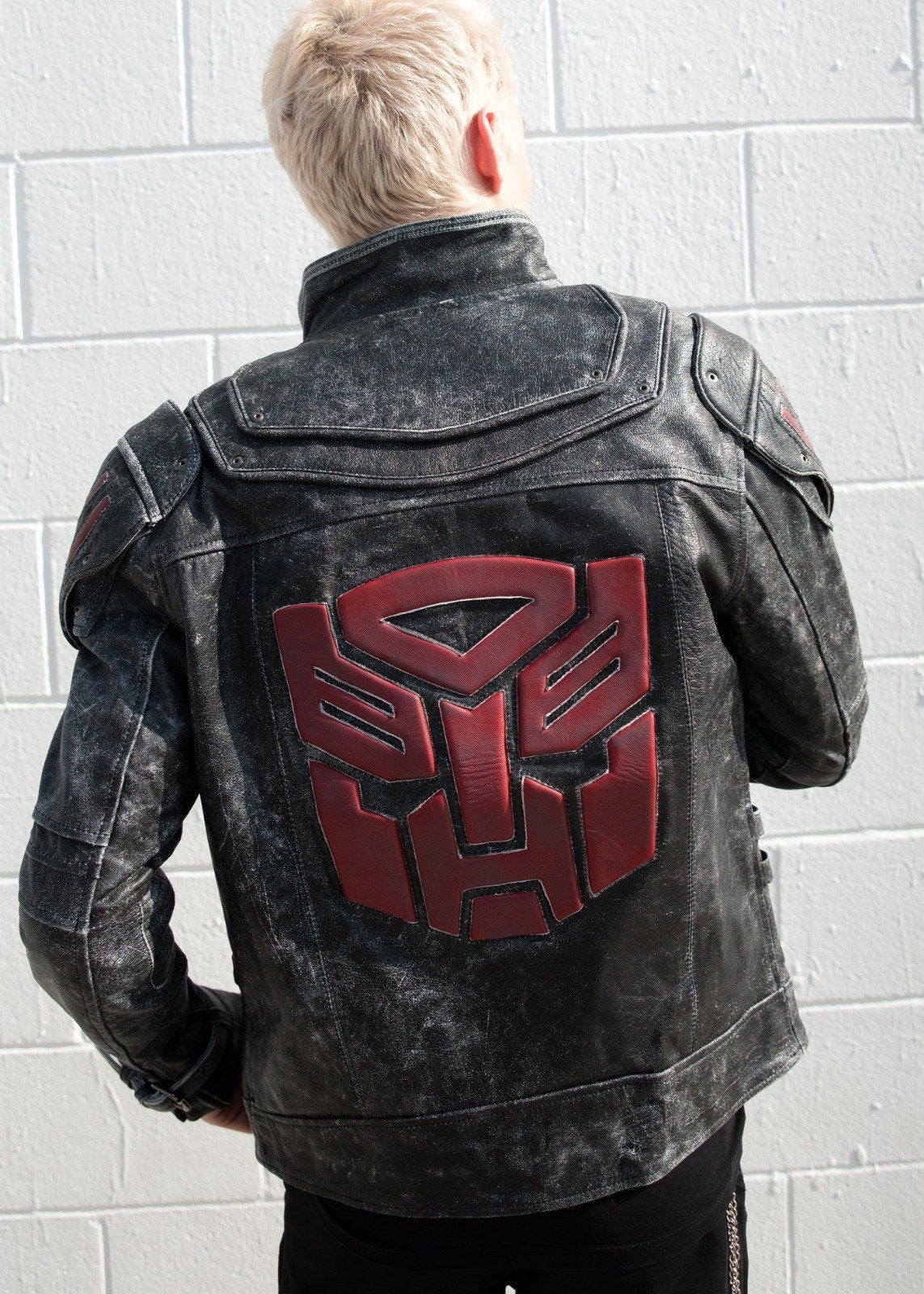 Shop Autobot Transformers Premium Leather Jacket
