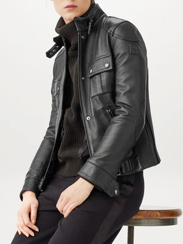 Shop Men Black Fashion Leather Jacket