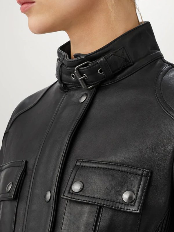 Shop Men Black Fashion Leather Jacket