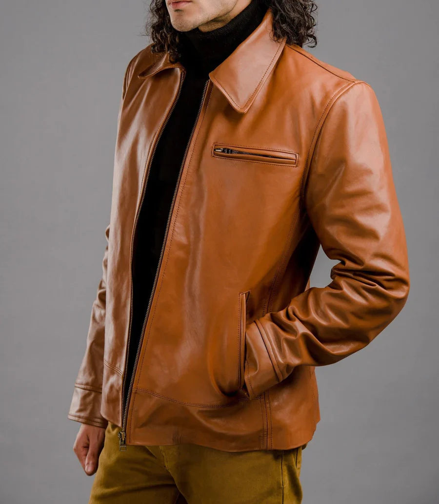 Shop 1900's Look Style Leather Jacket For Men by The Jacket Seller