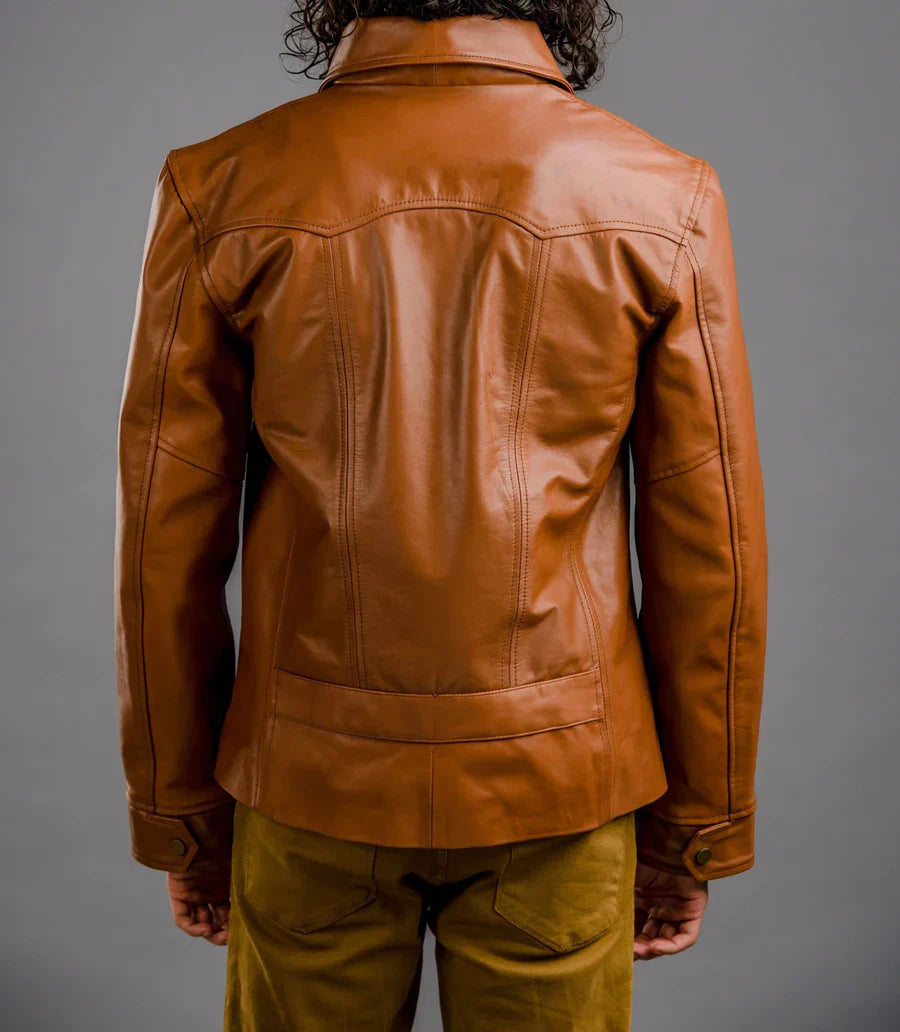 Shop 1900's Look Style Leather Jacket For Men by The Jacket Seller