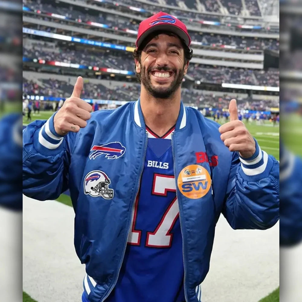 Shop Daniel Ricciardo Buffalo Bills Varsity Jacket