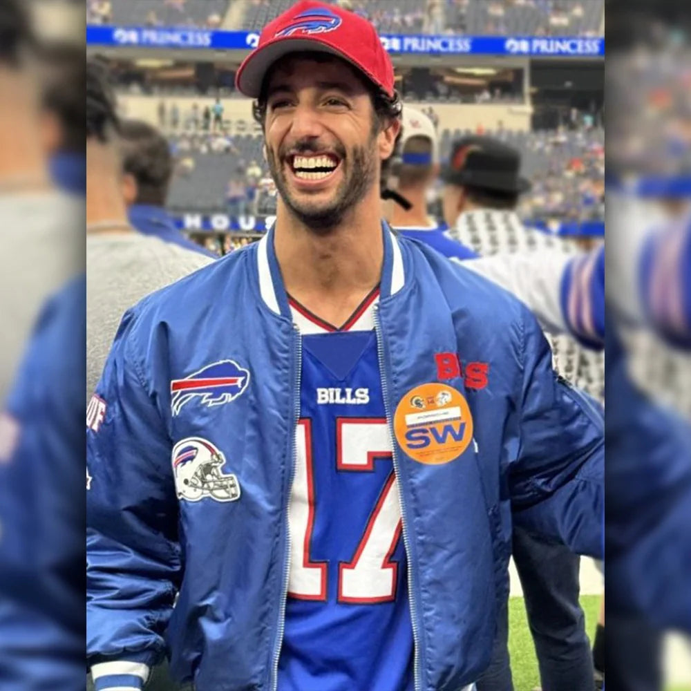 Shop Daniel Ricciardo Buffalo Bills Varsity Jacket