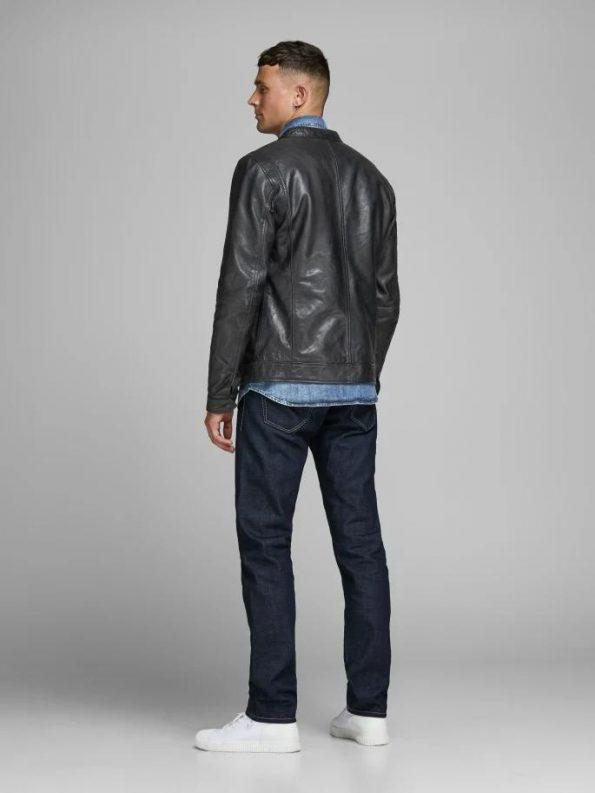 Shop Incredible Plain Round-Neck Black Decant Jacket For Men by TJS