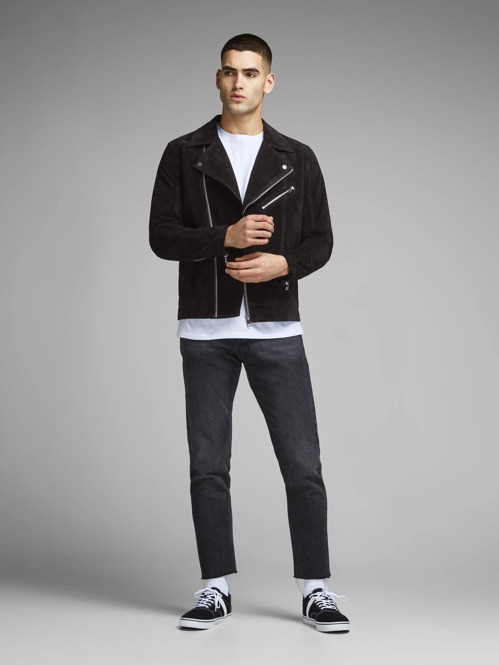 Shop Suede Style Leather Jacket
