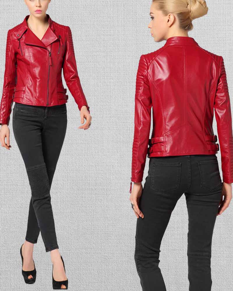 Shop Fiery Freaky Millie Leather Jacket