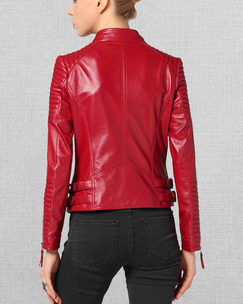 Shop Fiery Freaky Millie Leather Jacket