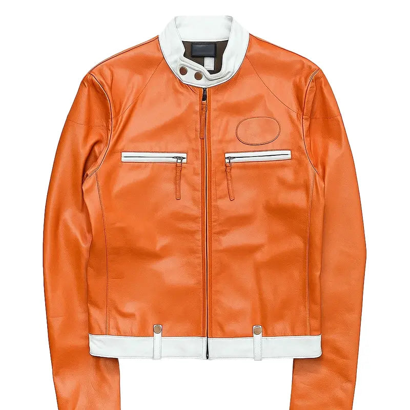 Shop Kylie Jenner Knicks Game 2025-26 Leather Jacket