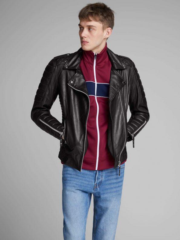 Shop Exclusive Black Bomber Stylish Jacket For Men 2021 by TJS