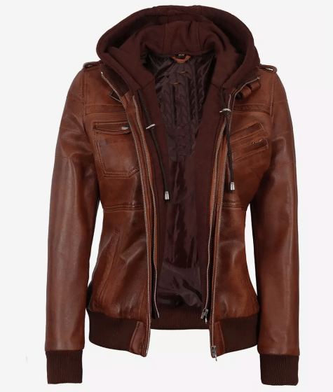 Shop Trending Black Bomber Jacket With Removable Hood