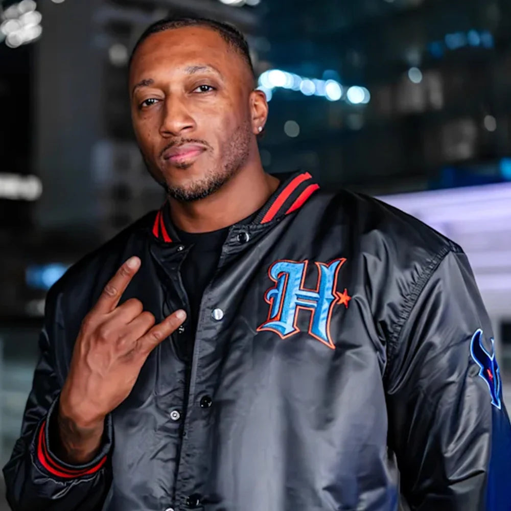 Lecrae Houston Texans Bomber Jacket