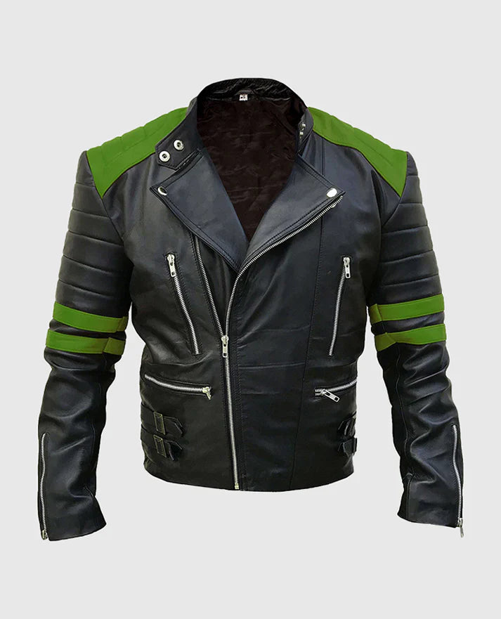 Shop Marlon Brando Black Biker Leather Jacket