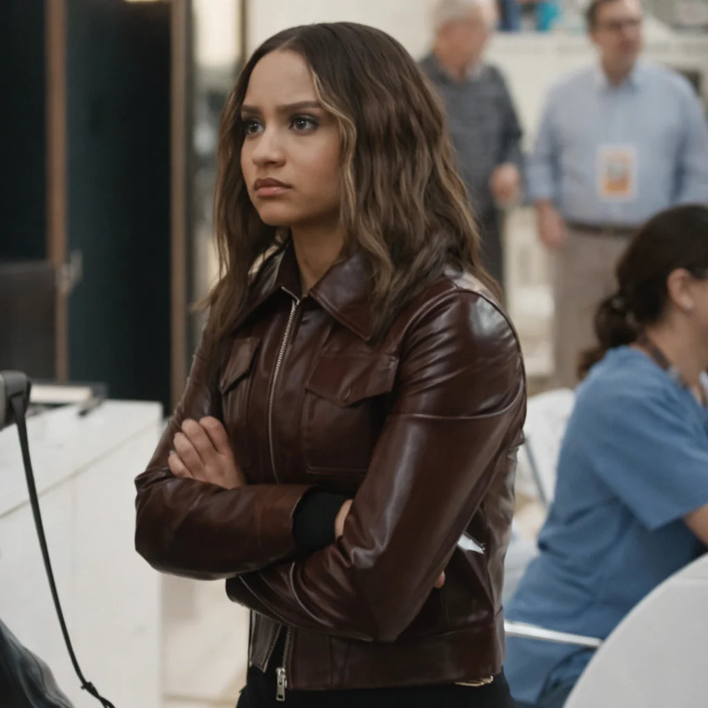 9-1-1 S09 Corinne Massiah Brown Jacket