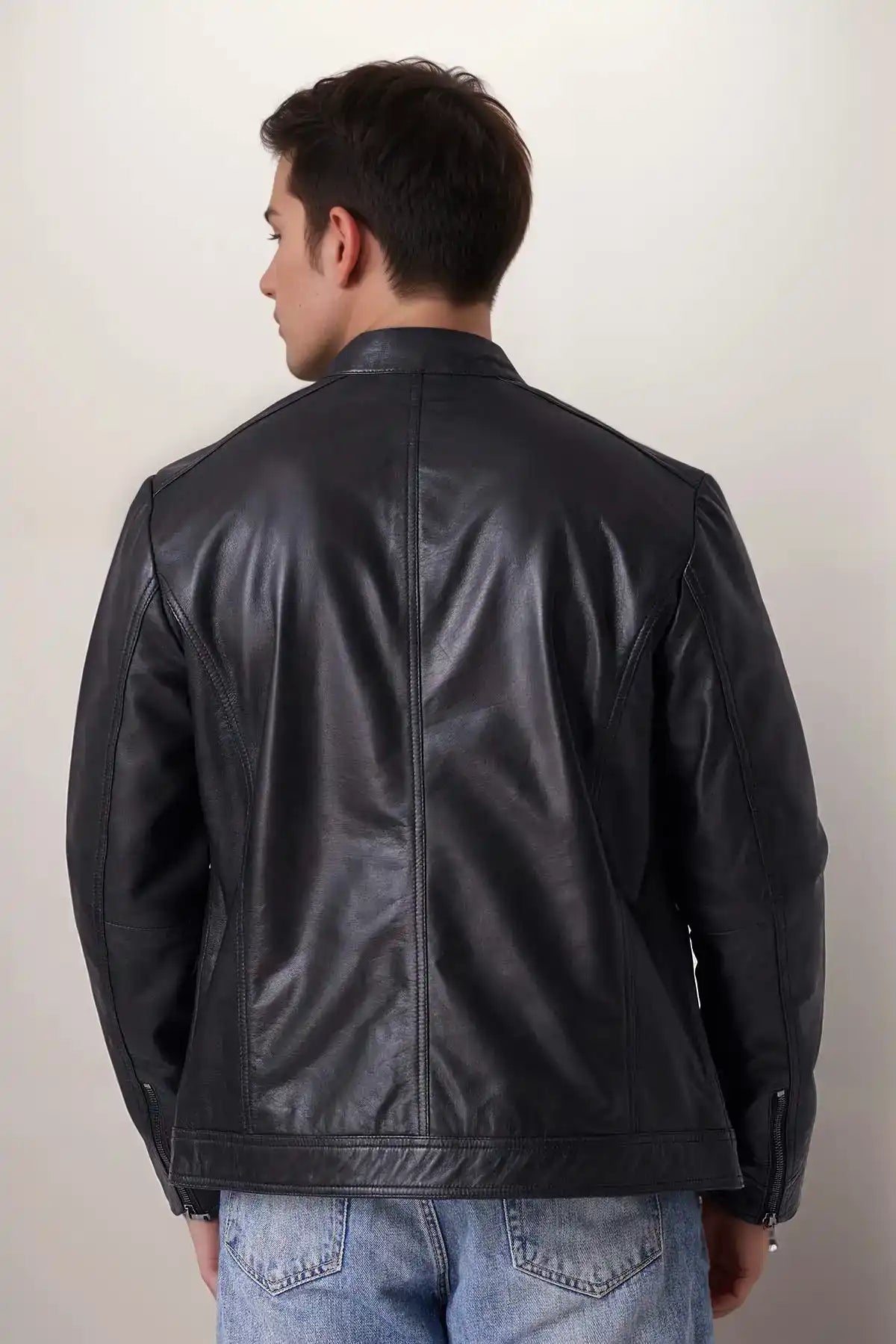 Shop Men Club Night Classic Leather Jacket