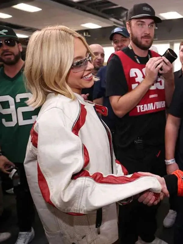 Shop NASCAR Championship Sydney Sweeney White Jacket