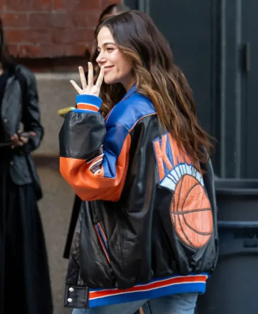 Shop Tribeca Festival 2026 Molly Gordon Knicks Jacket
