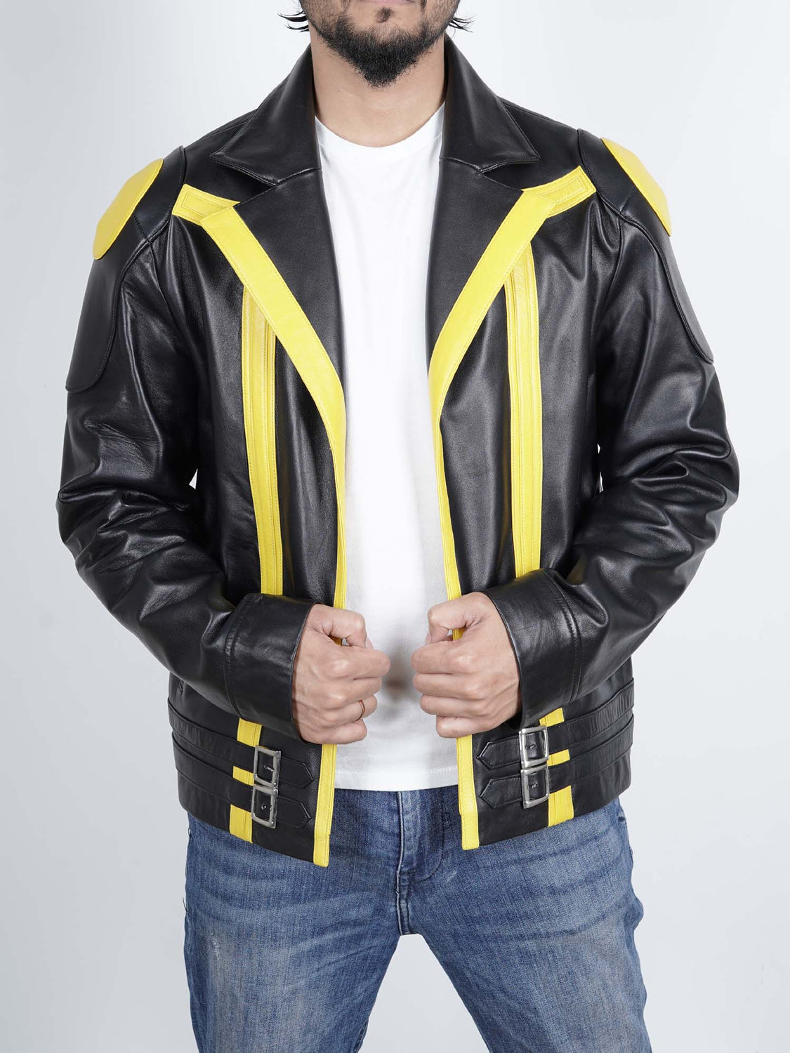 Shop MENS POKE SPARK YELLOW TEAM LEADER JACKET BY TJS