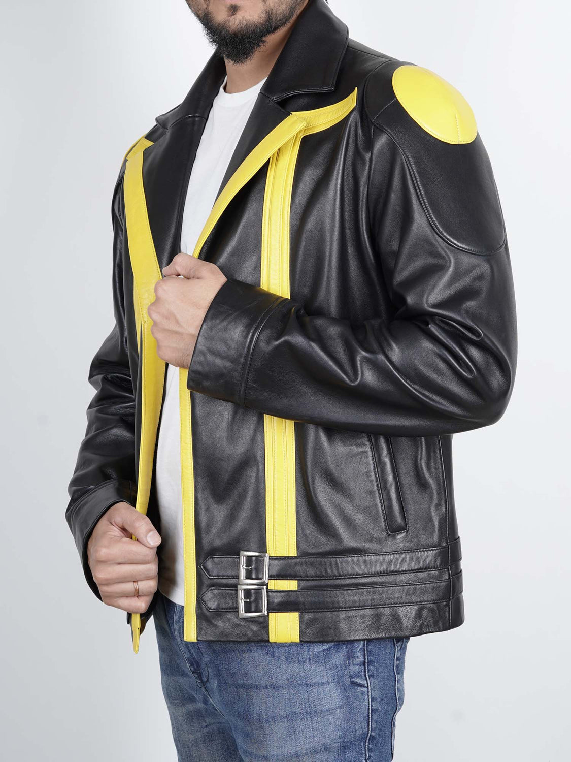 Shop MENS POKE SPARK YELLOW TEAM LEADER JACKET BY TJS